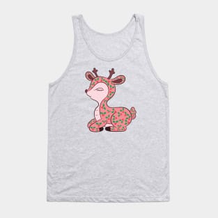 Joy in Silence Lil Reindeer Tank Top